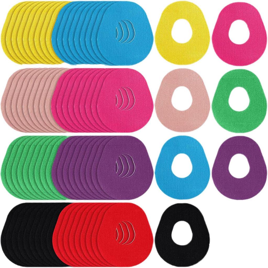 Festive Cartoon Blood Glucose Meter Waterproof Sticker: Sweatproof, Colorful, Dynamic Sensor Patch