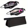 PU Portable hair dryer storage bag, hair dryer travel portable storage bag, curling iron and hair curler storage bag, 1 PC