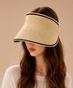 Baseukala French Raffia Sun Visor Cap (4Colors)