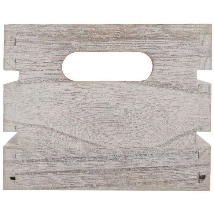 Set de 6 caisses "Jour" cagette gris - Atmosphera createur d'interieur