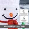 Christmas Decoration Snowman Outdoor. Christmas Decoration Christmas Light, Incl. LEDs, 30 Cm X 30 Cm X 51 Cm, Red+white