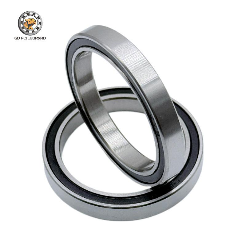 6808RS Rillenkugellager, 40×52×7mm, beidseitig gummidicht für Motoren, Maschinen und medizinische Geräte.