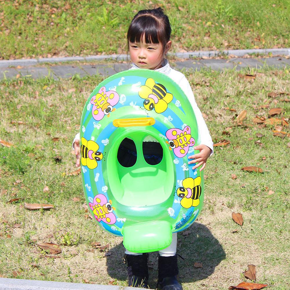 Inflatable Infant Kids Swimming Pool Rings with Handle Safety Baby Seat Float Swim Ring Water Toys for Kids