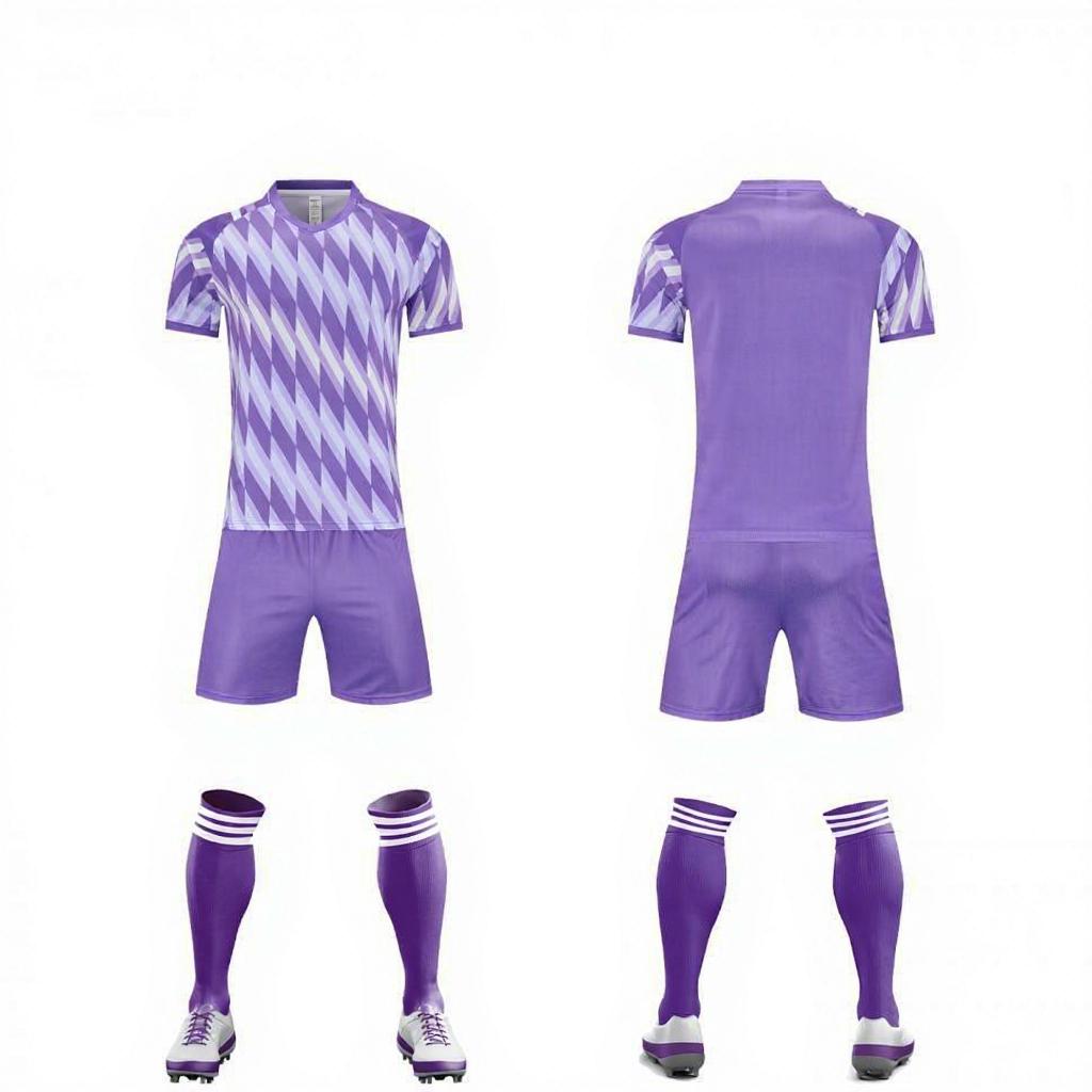 Football Uniform Set, Student Short Sleeve Jersey, Adult Training & Competition Kit