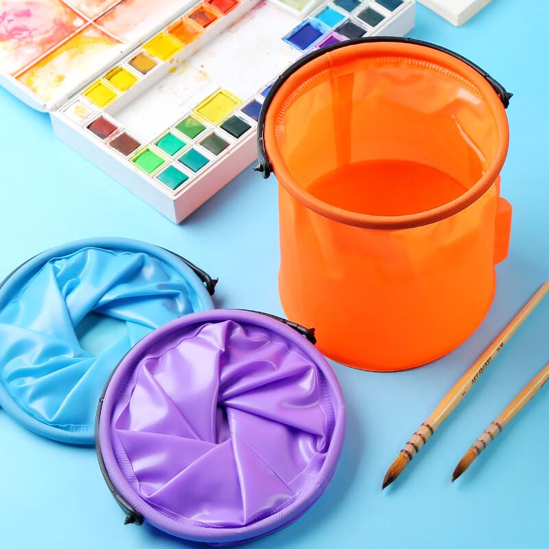 Surada Foldable Art Brush Washing Bucket