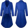 Redingote Steampunk Gothique pour Homme 2024 Costume Manteau Victorien