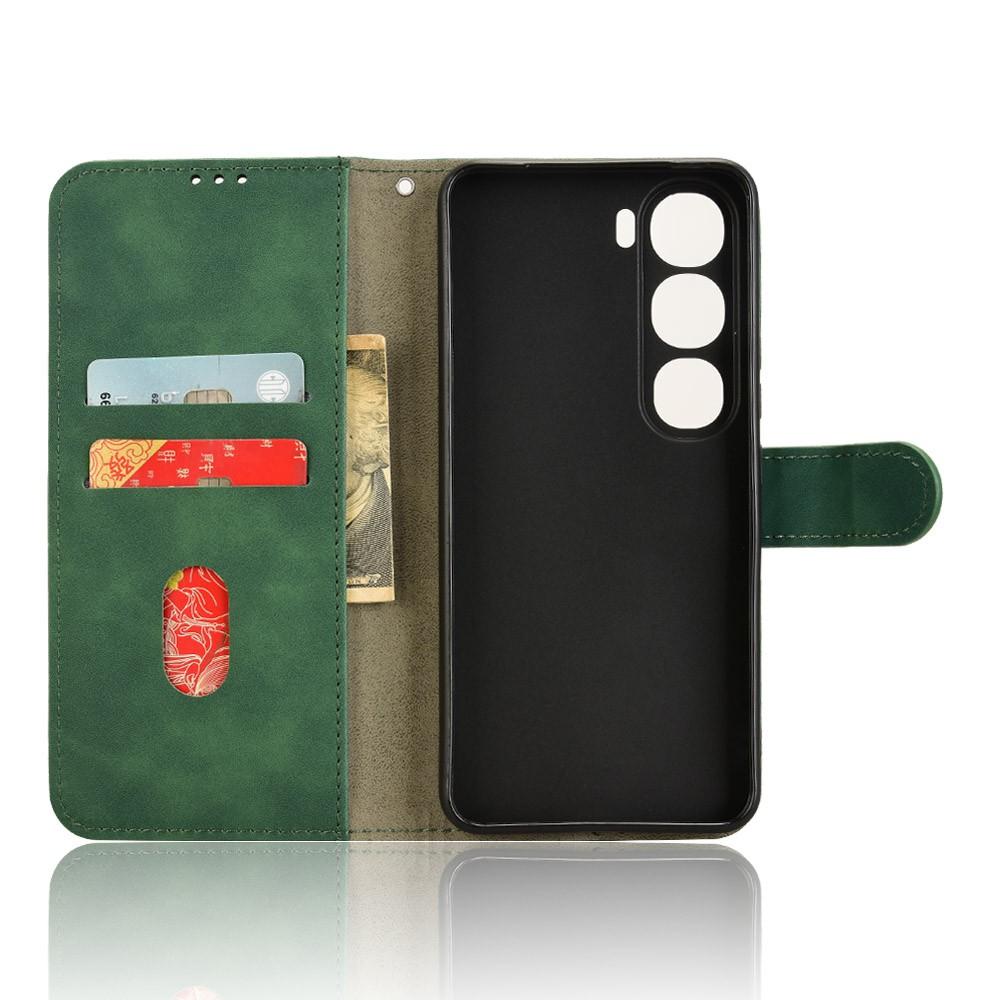 For vivo V40 Lite 5G Leather Case Skin-Feel Anti-Drop Wallet Flip Phone Cover