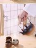 Clay Teapot with Lid and Handle for Electric or Charcoal Stove