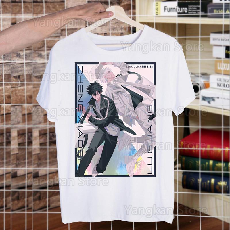 

Link Click Чэн Сяоши Лу Гуан Футболки для парней Круглый вырез Короткий рукав Обычный Унисекс Высокое качество Унисекс Хип-хоп Футболка Футболка M