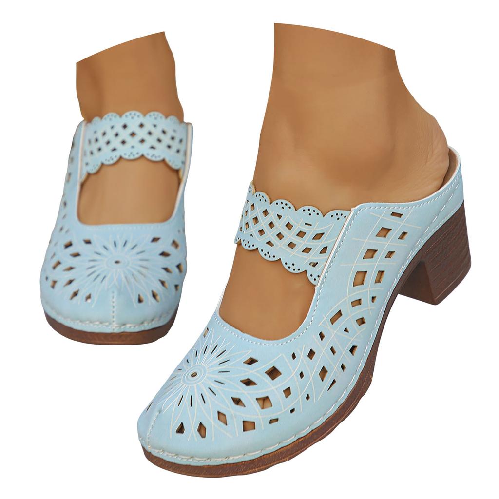 Γυναικεία Σανδάλια Χοντρό Ψηλό Τακούνι Στρογγυλή Μύτη Μπλοκ Φόρεμα Νυφικό Πάρτι Γαμπρός Παπούτσια Steppers Γυναικεία Σανδάλια Γυναικεία Άνετα Σανδάλια