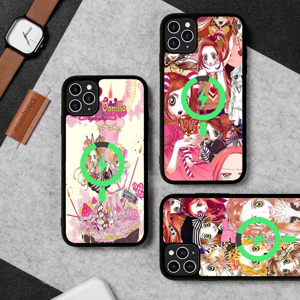 Anime Sugar Sugar Rune For Magnetic Phone Case For IPhone 17 16 15 14 13 12 11 Plus Pro Max PC+TPU Cover
