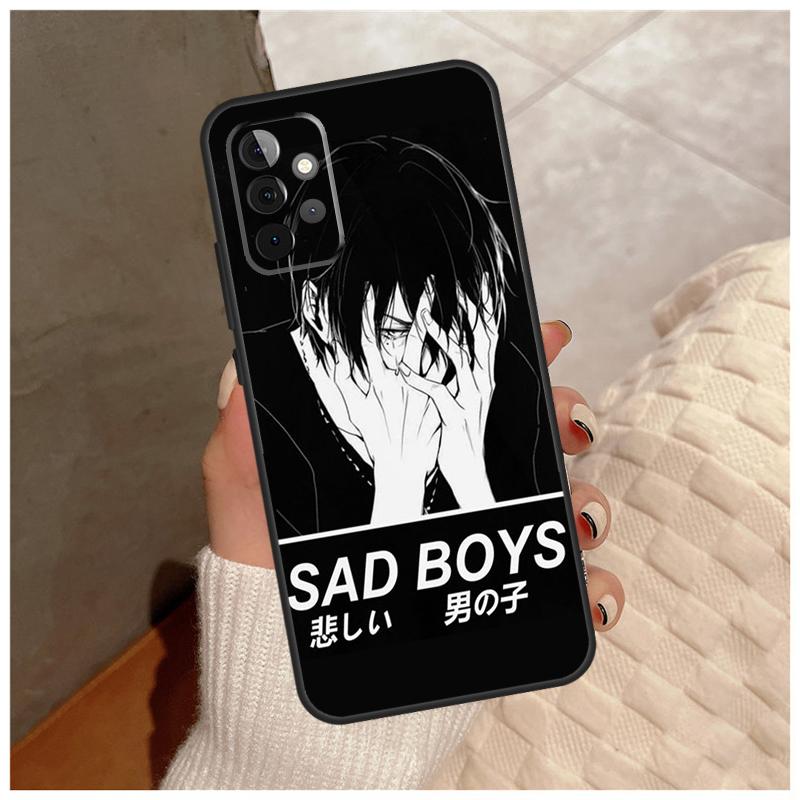 Sad Japanese Anime Aesthetic For Samsung Galaxy A14 A34 A54 A06 A16 A26 A36 A56 A12 A32 A52 A13 A33 A53 A15 A35 A55 Case