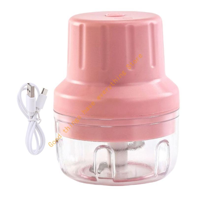 Electric Garlic Mincer USB Rechargeable Chopper Accessories Kitchen Gadget 55KF