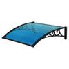 Door Canopy Exterior Awnings Exterior, Awning for Entrance, 31.5x47 Inches Doors, Window with Plastic Steel Bracket, UV, Rain, Snow Protection