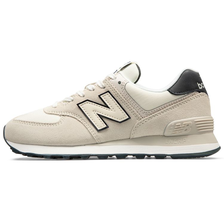 

New Balance 574 Бежевые женские кроссовки из ангоры кремового цвета Blacktop WL574PC 36