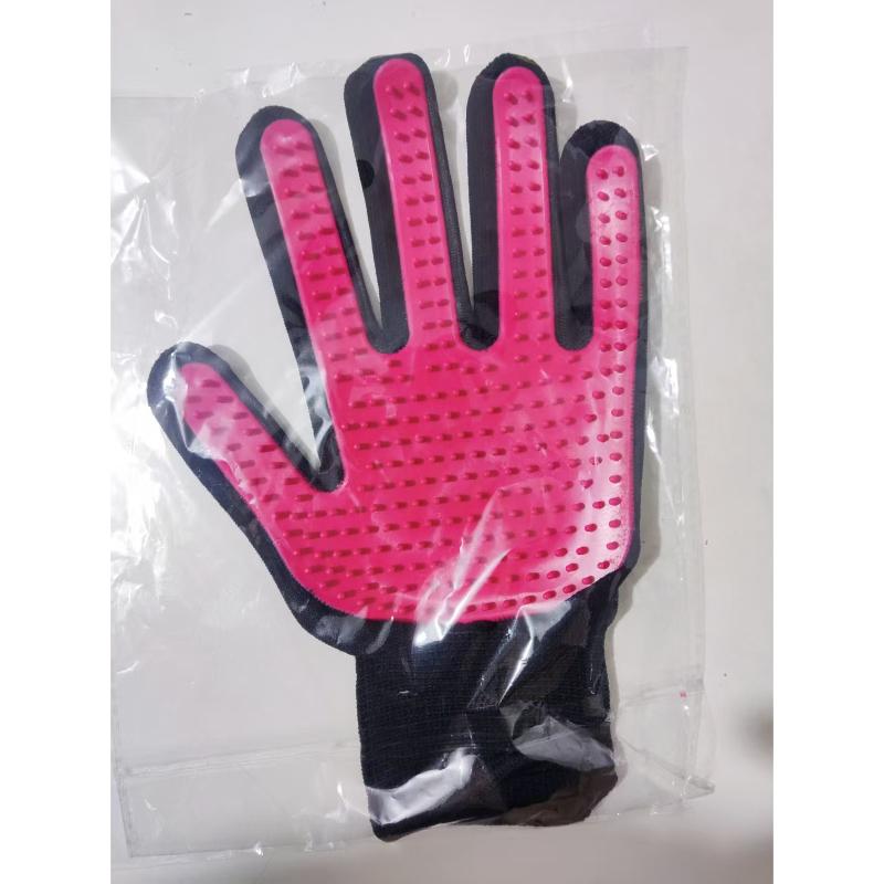 Silicone Pet Grooming Gloves Animal Hair Comb Massage Bath Cleaner Pet Supplies Suitable for Cats Dogs and Animals with Shedding Fur Pets Mittens