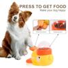 2-in-1 Interactive Dog Toy Pet Automatic Food Treat Dispenser Cartoon Duck Design Slow Food Pet Snack Feeder for Dog Training 2026