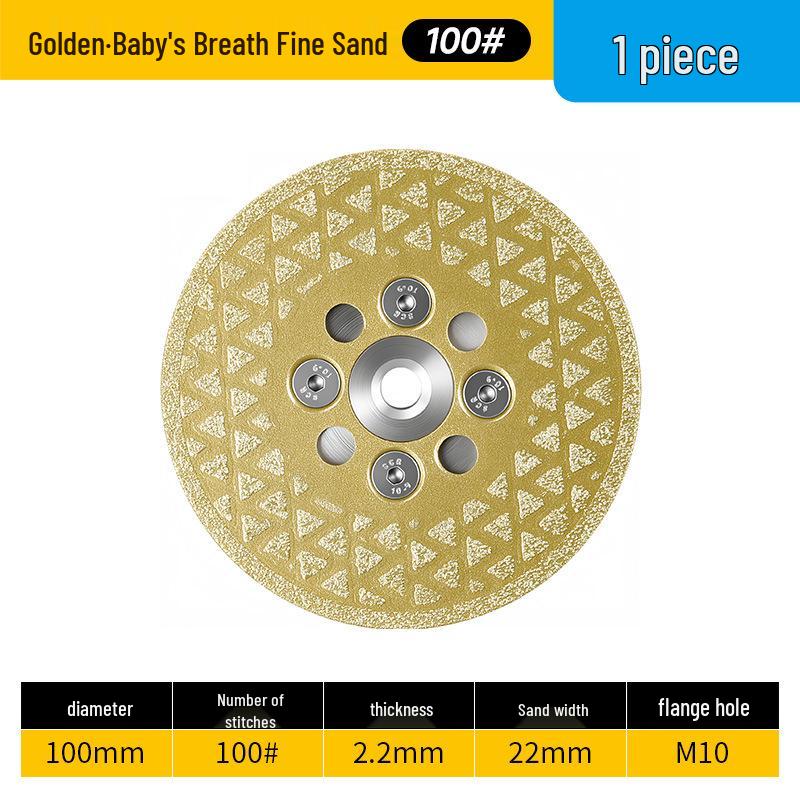 Double-Sided Diamond Angle Grinder Disc for Marble and Quartz Floor Renovation