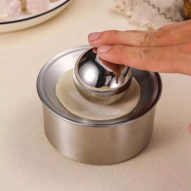 Easy To Use Dumpling Wrapper Press Handheld Dough Presser Stainless Steels Kitchen Utensils For Home Cook