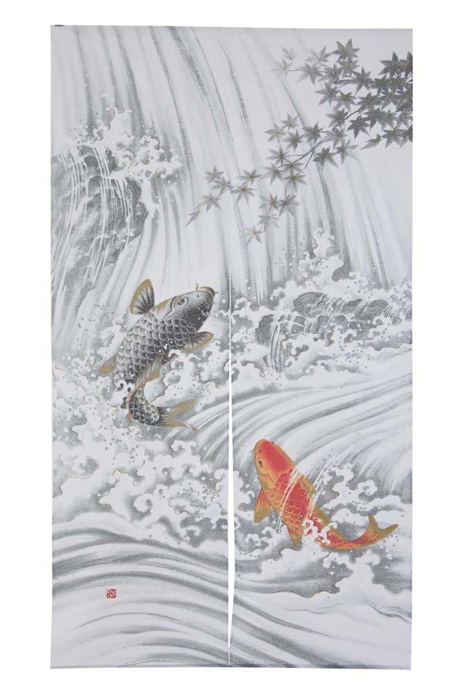 

narumikk Curtain Carp Climbing a Waterfall 14-219 чёрный