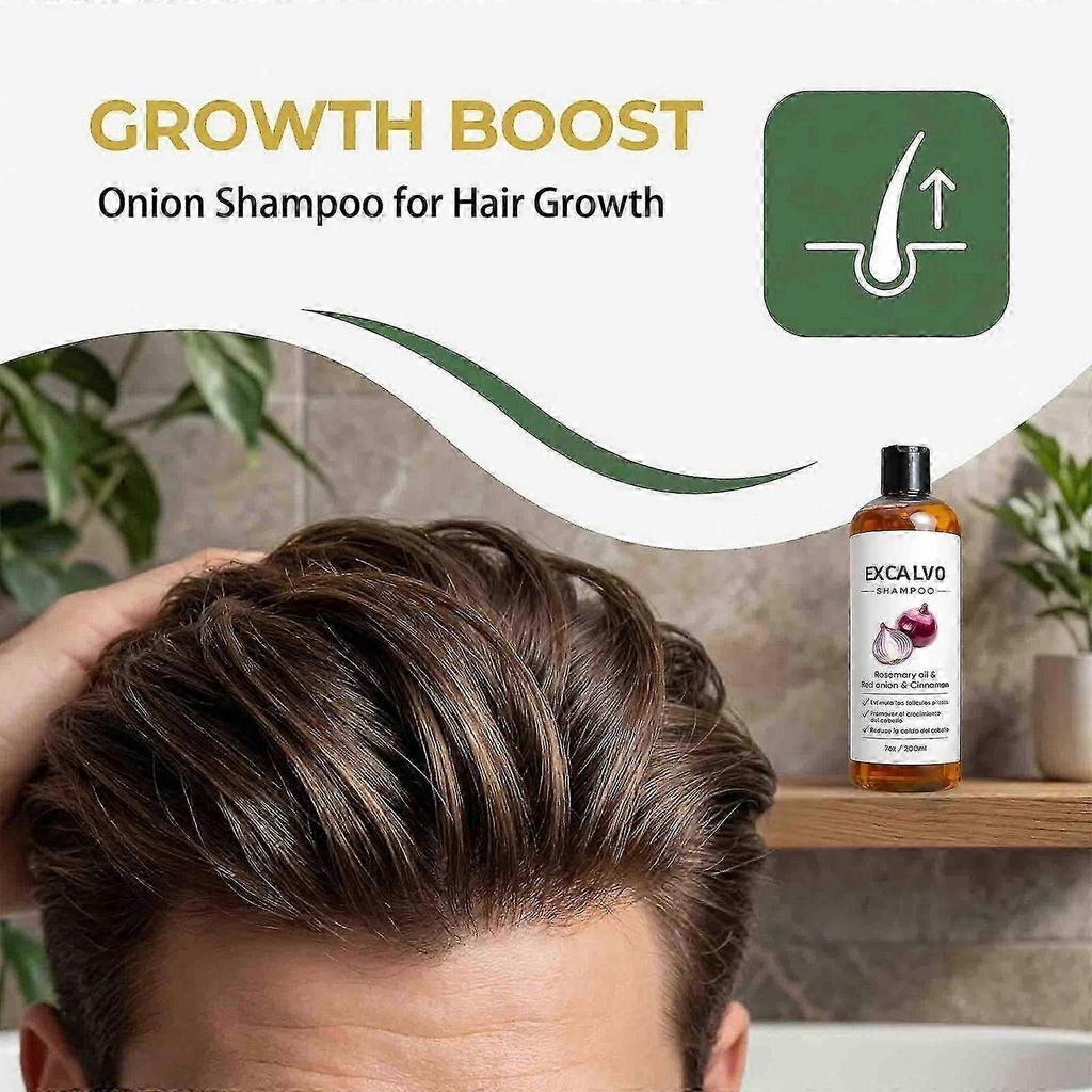 Excalvo Rosemary & Red Onion Shampoo – Strengthens Hair
