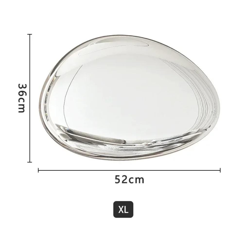 Creative Imitation Stainless Steel Pebble Wall Water Droplet Decor Artwork Hotel Light Luxury Pendants Living Room Wall Decor