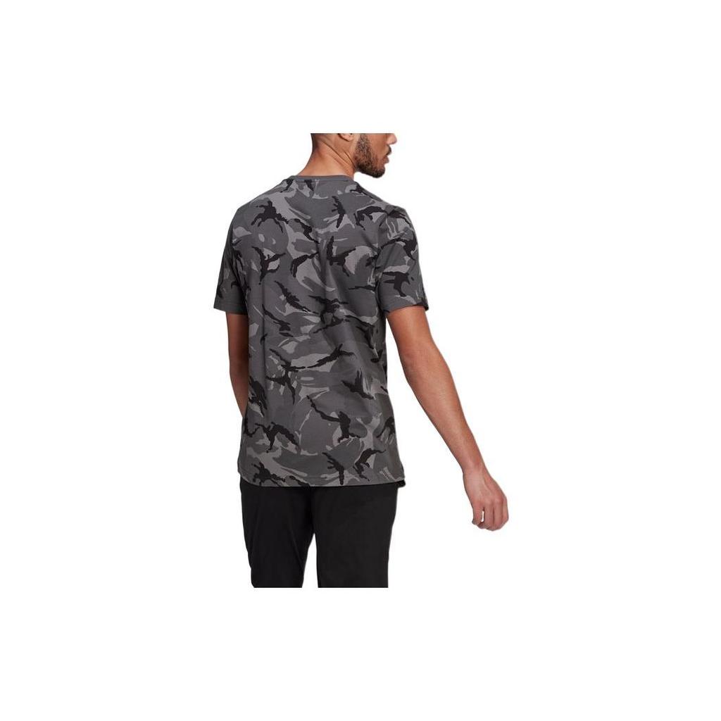 adidas T Shirts Men's Black Crew Neck Moderate Straight Fit GK9951