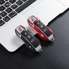 Porsche Carbon Fiber Leichte Schlüsselhülle für Cayenne, Panamera, Macan, 911 - Ersatzhülle mit Schnallenverschluss