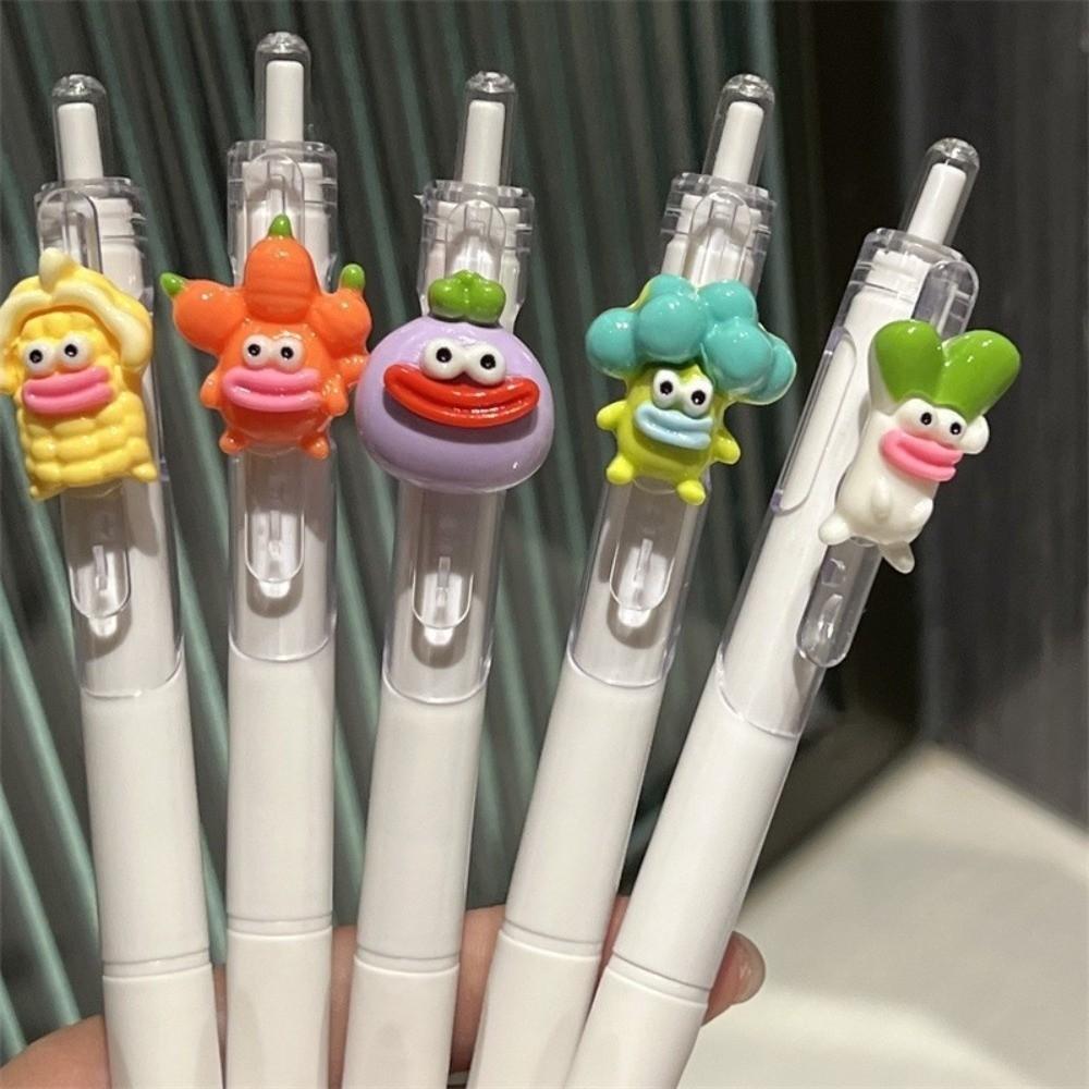 0.5mm Tulip Writing Pens Flower Ballpoint Pen Writing Smoothly Black Press Pen Student