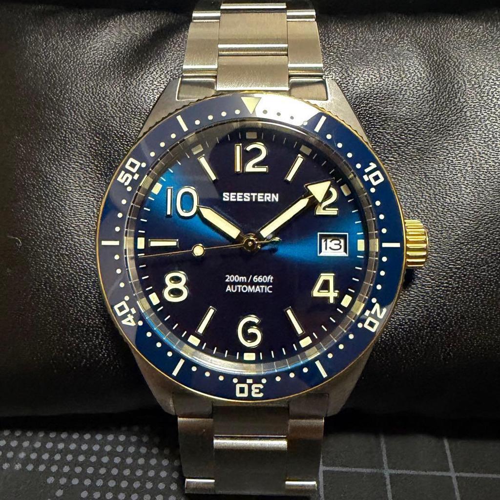 Used SEESTERN 200m Diver S434-2 Working Condition Seiko NH35A Movement