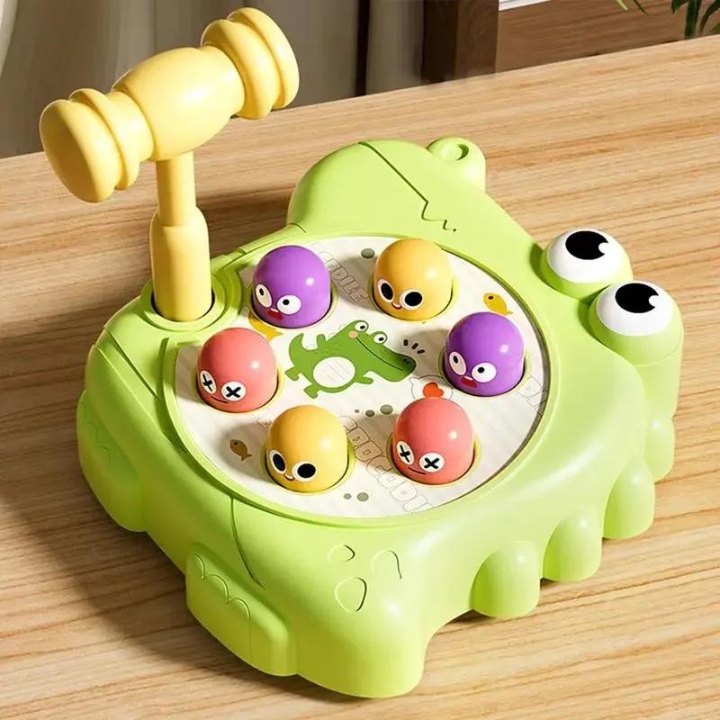 Kids Toy Montessori Learning Toddler Whack-a-mole Game Hammering And Pounding Toys Educational Puzzle Birthday Gift For Toddler