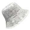 Korean Bucket Fisherman Hat for Women, Vintage Thin Lace Breathable Japanese Style Sun Protection Summer Korean Version Sun Hat