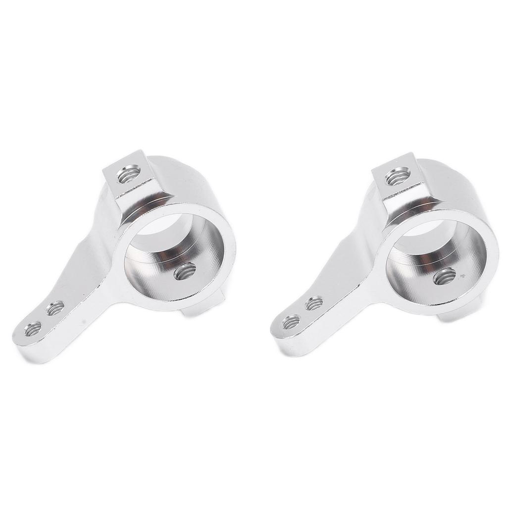 2Pcs Steering Cups Aluminum Alloy RC Car Replacement Parts Accessories for TAMIYA CC01Silver
