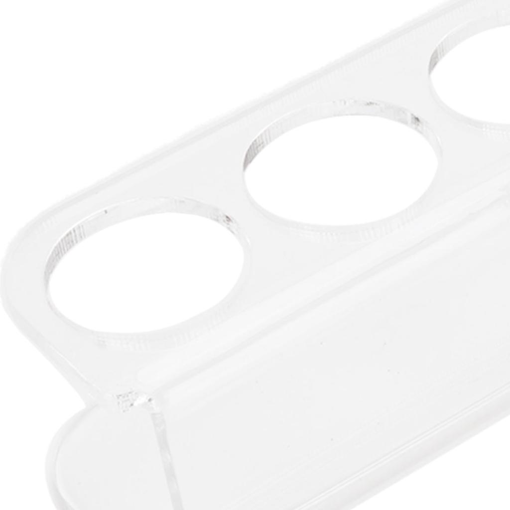 Refrigerator Vial Holder Space Saving Acrylic Vial Wall Caddy for 2.5cm Diameter Vial