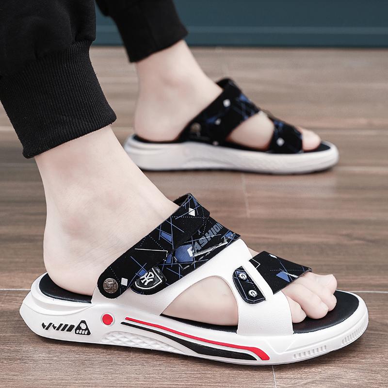 MenS Summer Sandals MenS Summer New Soft Bottom Outerwear Sandals And Slippers Casual Sports Trend Air Chaussure Hommes