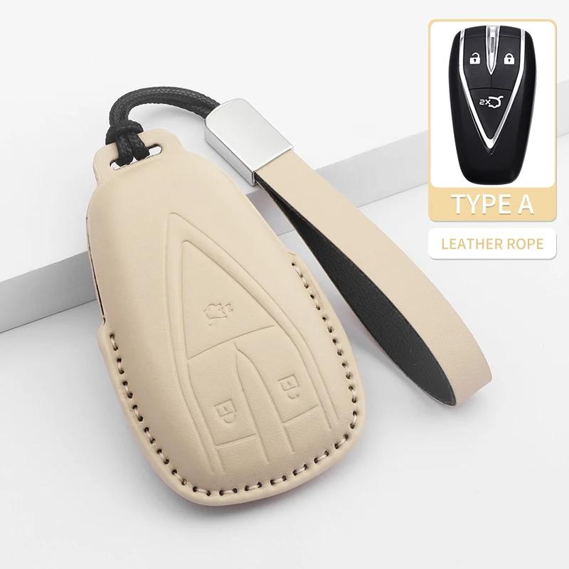 Car Key Cover For Changan Unit Unik Cs35Plus Cs55 Plus Cs75 Plus Oshan X7 X5 Keychain Car Key Bag Case Cover Accessories