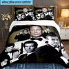 Golden Era Bond 007 3pcs Bedding Set,Including 1pc Duvet Cover And 2pcs Pillowcases Perfect Gift for Christmas,Ideal for Bedroom, Dormitory