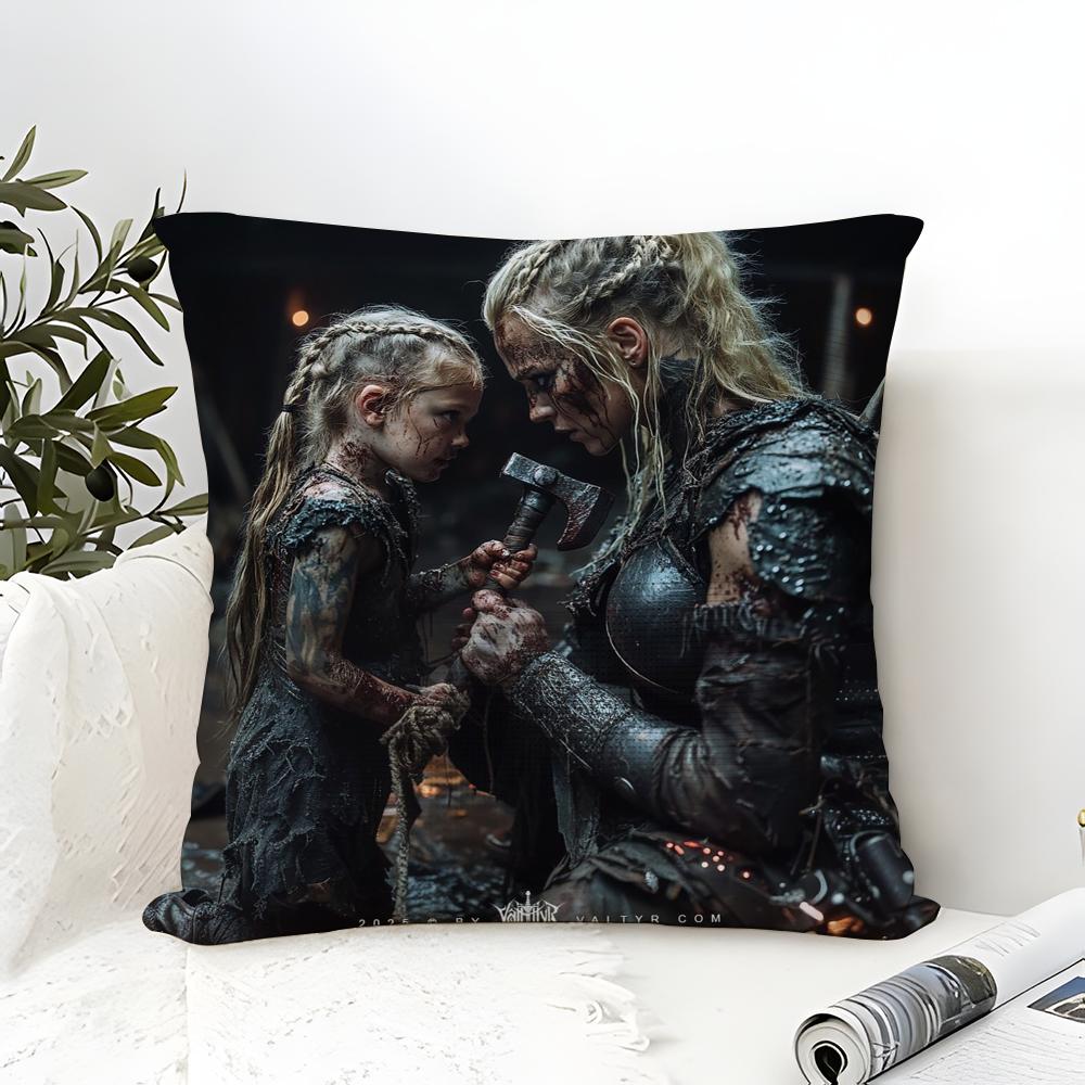 L-Legend Of The Dark Elf H-Halvarth The Nordic People Of Thunder Linen Pillow Case Sofa Home Decor Cushion Cover Cushion Cove