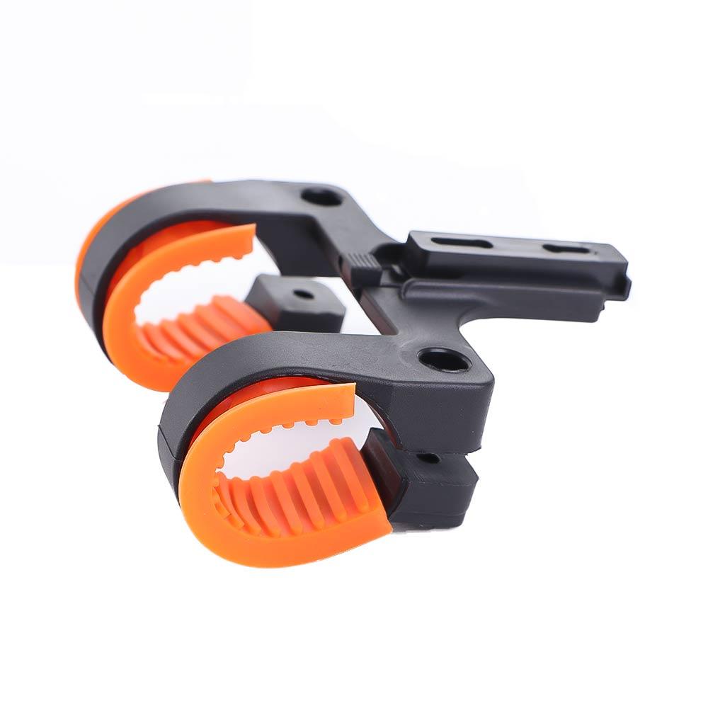 Mount Bicycle Racks Double-hole Central Lamp Bracket Clip Stand Rack Headlamp Stand Light Holder