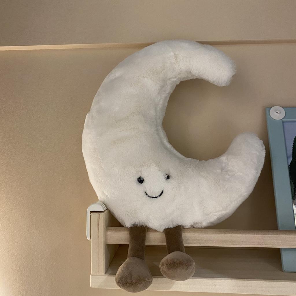 Jucării de pluș meteo creative pentru copii Păpușă de desene animate Soare Lună Nor Drăguță Moale Umplută Design Fulg de Nea Picătură de Ploaie Decor de Festival Cadou