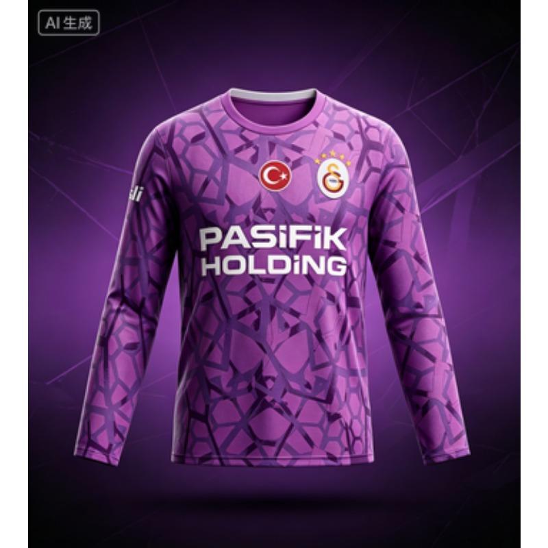 2026 Long Sleeve Soccer Goalkeeper Jersey, Round Neck Football Shirt For Men Women , Breathable Sports Training Tee
