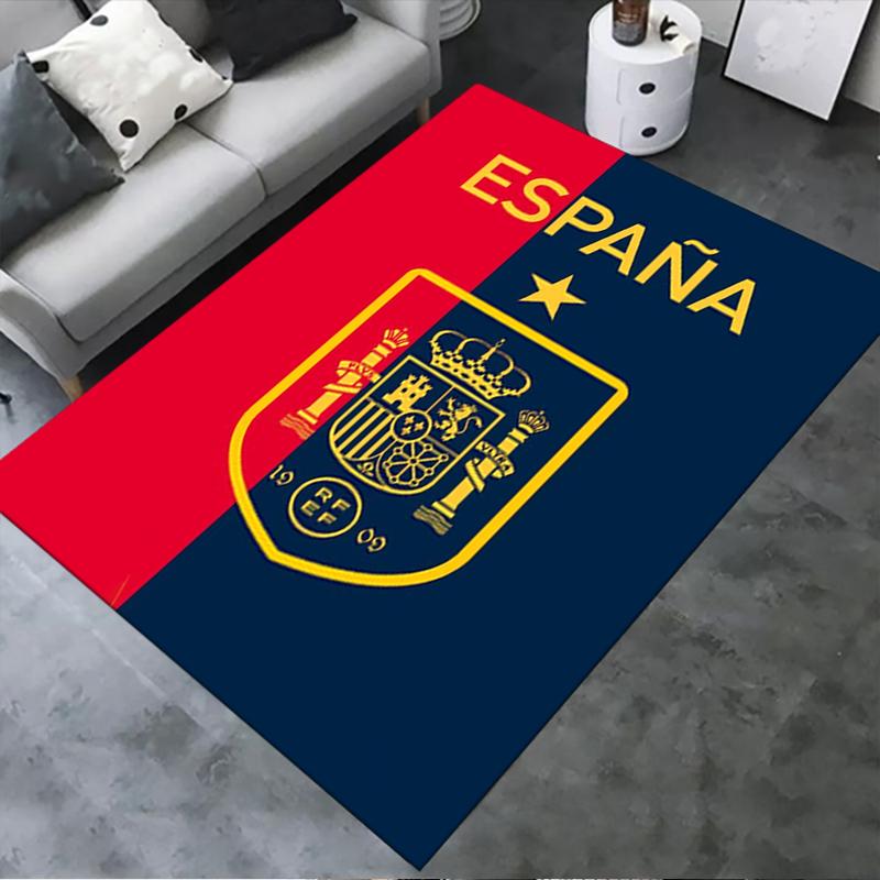Spain national football team Carpet Rug for Living Room Bedroom Home Sofa Decoration,Kids play Non-slip Floor Mat