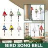 Exquisite Painted Bird Song Bell Hand Painted Hanging Ornaments Wind Chime  Door Decoration