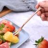 4PCS/Set Creative Flowers Stainless Steel Fruit Fork Flower Handle New Fruit Forks Bento Accessories 2023