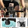 New Motorcycle Phone Mount, Shock-Absorbing Bike & Scooter Handlebar Holder for Navigation, Camera-Friendly Design