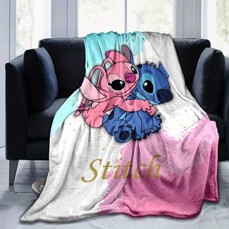 

1pc Stitch Printing Blanket - Soft, All-Season Throw for Office Blanket, Car, Travel 80cmx120cm(31inx47in)
