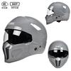 Exclusive Supply3C/Dot Certified Scorpion Motorcycle Helmet, Retro Helmet, Warrior Combo Helmet, Motorcycle Full-Face Helmet for All Seasons