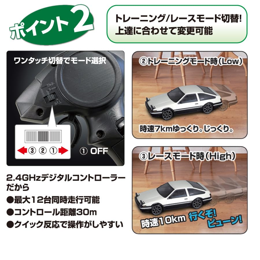 Kyosho Egg FIRST Initial D Toyota Sprinter Trueno AE86 66601Z MINI-Z