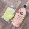 YETOCTFA Peach Body Wash 1.2kg Free Shower Glove-O
