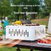 OEING Outdoor Portable Charcoal BBQ Grill & Fire Pit
